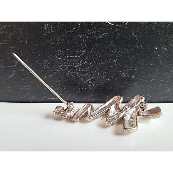 Monet Christmas Tree Brooch Vintage - Picture 6 of 10